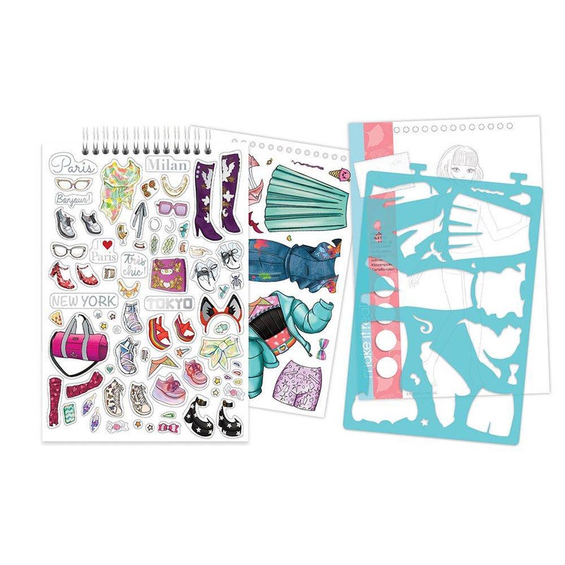 Make It Real City Style Fashion Design Sketchbook (Paperback) - Image 2